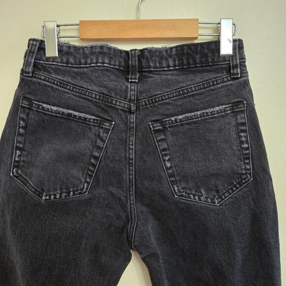 Abercrombie & Fitch Washed Black High Rise Curve Love Jeans - Picture 7 of 9